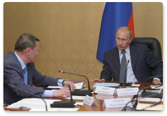 Prime Minister Vladimir Putin chaired a meeting on state defence orders in Sochi