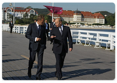 Prime Minister Vladimir Putin meeting with Polish Prime Minister Donald Tusk|1 september, 2009|14:31