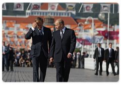 Prime Minister Vladimir Putin meeting with Polish Prime Minister Donald Tusk|1 september, 2009|14:31