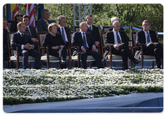В.В.Путин выступил на состоявшейся в Гданьске церемонии, посвященной 70-ой годовщине начала Второй мировой войны|1 сентября, 2009|14:31