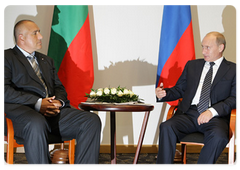 Председатель Правительства Российской Федерации В.В.Путин встретился с Председателем Совета Министров Республики Болгария Бойко Борисовым|1 сентября, 2009|14:31