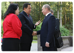 Prime Minister Vladimir Putin at a meeting with Hugo Chavez, President of the Bolivarian Republic of Venezuela|10 september, 2009|19:56