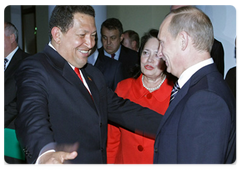 Prime Minister Vladimir Putin at a meeting with Hugo Chavez, President of the Bolivarian Republic of Venezuela|10 september, 2009|21:33