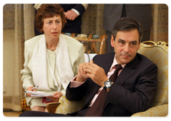 French Prime Minister Francois Fillon meeting with Prime Minister Vladimir Putin|14 september, 2009|21:27