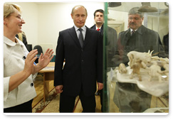 В.В.Путин в ходе рабочей поездки в Ямало-Ненецкий автономный округ (г.Салехард) посетил государственное образовательное учреждение среднего профессионального образования «Ямальский многопрофильный колледж»