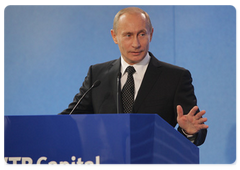 Prime Minister Vladimir Putin addressing the VTB Capital Investment Forum “Russia Calling”|29 september, 2009|14:48