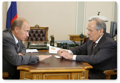 Prime Minister Vladimir Putin met with Tatarstan President Mintimer Shaimiyev