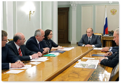 В.В.Путин провел встречу с членами Бюро Союза машиностроителей России