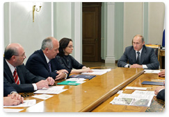 Prime Minister Vladimir Putin met with the board of directors of the Union of Russian Machine Builders