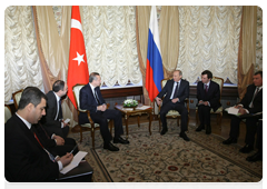 Председатель Правительства Российской Федерации В.В.Путин провел переговоры с Премьер-министром Турции Р.Т.Эрдоганом|13 января, 2010|15:26