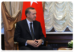 Prime Minister Vladimir Putin during talks with his Turkish counterpart Recep Tayyip Erdogan|13 january, 2010|15:26