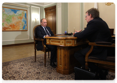 Vladimir Putin in a meeting with Deputy Prime Minister – Finance Minister Alexei Kudrin|16 january, 2010|20:14