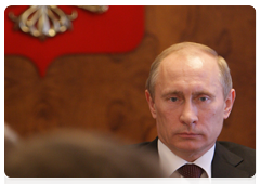 Председатель Правительства Российской Федерации В.В.Путин провел совещание по развитию Северо-Кавказского федерального округа|23 января, 2010|19:18