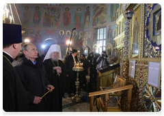 Председатель Правительства Российской Федерации В.В.Путин посетил в  Чебоксарах Покровско-Татианинский собор|25 января, 2010|20:45