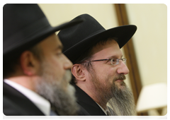 Berl Lazar, Chief Rabbi of Russia during a meeting with Prime Minister Vladimir Putin|26 january, 2010|11:39