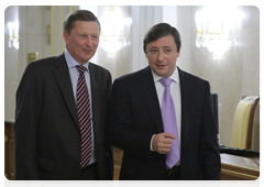 Deputy Prime Ministers Sergei Ivanov and Alexander Khloponin at a session of the Russian Government Presidium|29 january, 2010|17:26