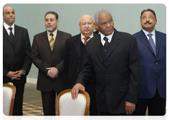 Abu Bakr Younis Jaber, Secretary of the Libyan General Interim Committee for Defence meets with Prime Minister Vladimir Putin|29 january, 2010|18:40