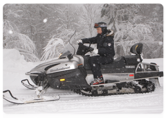 Prime Minister Vladimir Putin spent Sunday at the Krasnaya Polyana ski resort.|3 january, 2010|20:56