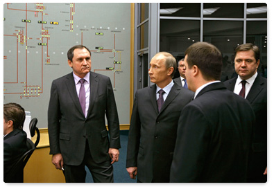 Председатель Правительства Российской Федерации В.В.Путин посетил Главный диспетчерский центр ОАО «СО ЕЭС»
