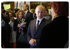 Prime Minister Vladimir Putin at the 12th annual agricultural exhibition Golden Autumn|1 october, 2010|15:16