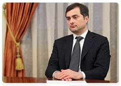 First Deputy Government Chief of Staff Vladislav Surkov|1 october, 2010|20:39