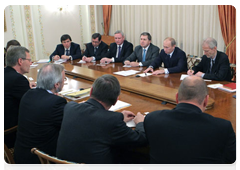 Prime Minister Vladimir Putin meeting with German President Christian Wulff|12 october, 2010|19:41