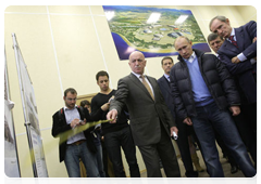 Prime Minister Vladimir Putin inspecting construction sites for Olympic facilities in Sochi|13 october, 2010|17:28