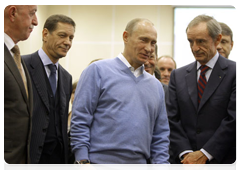 Prime Minister Vladimir Putin inspecting construction sites for Olympic facilities in Sochi|13 october, 2010|17:28