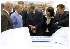 Prime Minister Vladimir Putin inspecting construction sites for Olympic facilities in Sochi|13 october, 2010|17:28