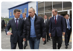 Prime Minister Vladimir Putin inspecting construction sites for Olympic facilities in Sochi|13 october, 2010|17:28