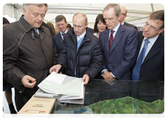 Prime Minister Vladimir Putin inspecting construction of the road between Adler and Krasnaya Polyana|13 october, 2010|18:29