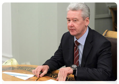 Deputy Prime Minister and Chief of the Government Staff Sergei Sobyanin at the meeting chaired by Prime Minister Vladimir Putin to review draft agreements for the Common Economic Space|14 october, 2010|20:39