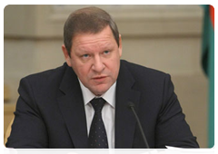 Belarusian Prime Minister Sergei Sidorsky at the Council of Ministers of the Union State of Russia and Belarus|15 october, 2010|14:29