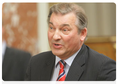 Russian Hockey Federation President Vladislav Tretyak at a meeting of the Government of the Russian Federation|21 october, 2010|17:03