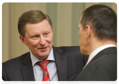 Deputy Prime Minister Sergei Ivanov before a meeting of the Government of the Russian Federation|21 october, 2010|17:40