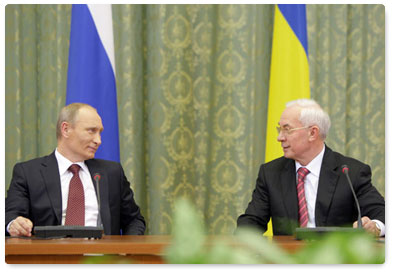 Главы правительств России и Украины выступили с заявлениями для СМИ по итогам заседания Комитета по вопросам экономического сотрудничества