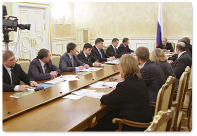 Prime Minister Vladimir Putin holds a meeting on developing the system for  specially protected natural areas