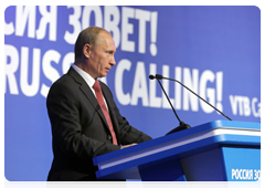 Prime Minister Vladimir Putin taking part in the investment forum Russia Calling|5 october, 2010|14:38