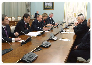 Prime Minister Vladimir Putin during the meeting with Czech President Vaclav Klaus|11 november, 2010|18:31