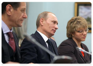 Prime Minister Vladimir Putin during the meeting with Czech President Vaclav Klaus|11 november, 2010|18:31