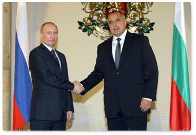 Prime Minister Vladimir Putin, on a working visit to Bulgaria, holds limited attendance talks with Bulgarian Prime Minister Boyko Borissov