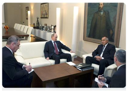 Prime Minister Vladimir Putin holding a limited attendance talks with Bulgarian Prime Minister Boyko Borissov|13 november, 2010|18:46