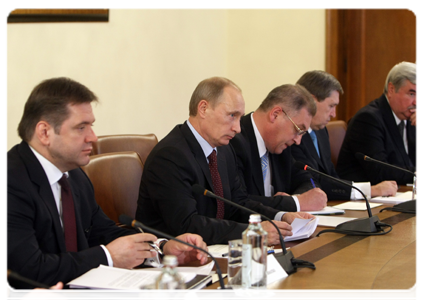 Prime Minister Vladimir Putin holding extended attendance talks with Bulgarian Prime Minister Boyko Borissov|13 november, 2010|19:22