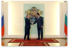 Prime Minister Vladimir Putin meets with Bulgarian President Georgi Parvanov