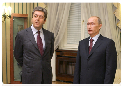 Prime Minister Vladimir Putin meeting with Bulgarian President Georgi Parvanov|13 november, 2010|20:51