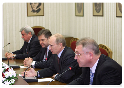 Prime Minister Vladimir Putin meeting with Bulgarian President Georgi Parvanov|13 november, 2010|20:51