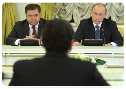 Prime Minister Vladimir Putin meeting with Prime Minister of Lebanon Saad Hariri|15 november, 2010|19:55