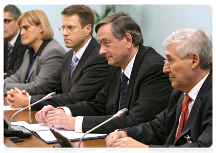 President of Slovenia Danilo Turk at a meeting with Prime Minister Vladimir Putin|17 november, 2010|17:50