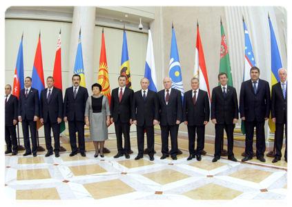 Heads of the delegations from CIS member states|19 november, 2010|14:46