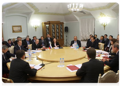 Prime Minister Vladimir Putin at a meeting of the Customs Union’s governing board|19 november, 2010|18:08